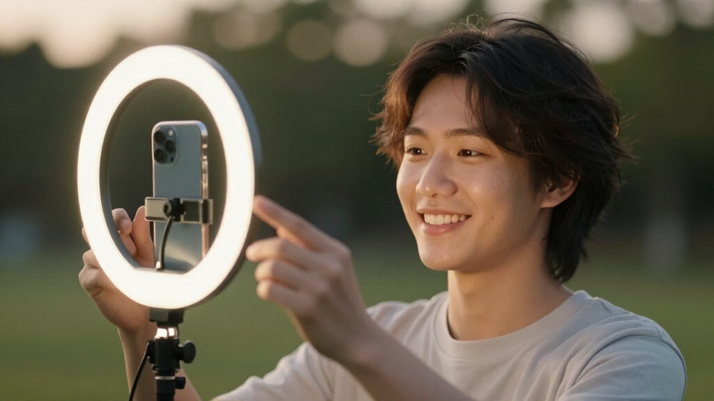 portable LED ring lights