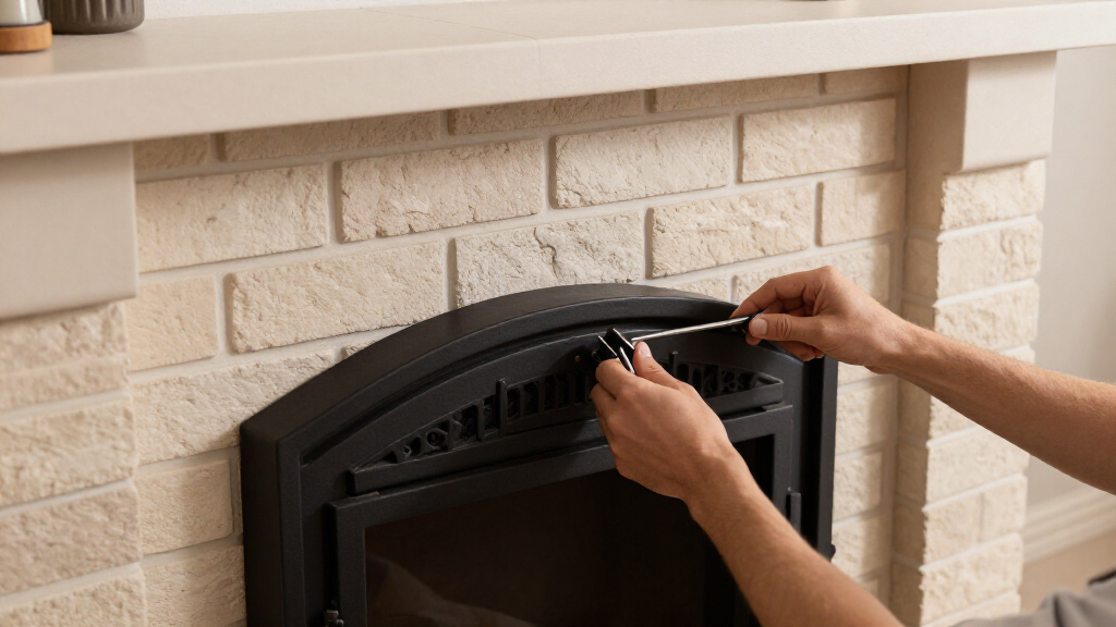 arched face fireplace inserts