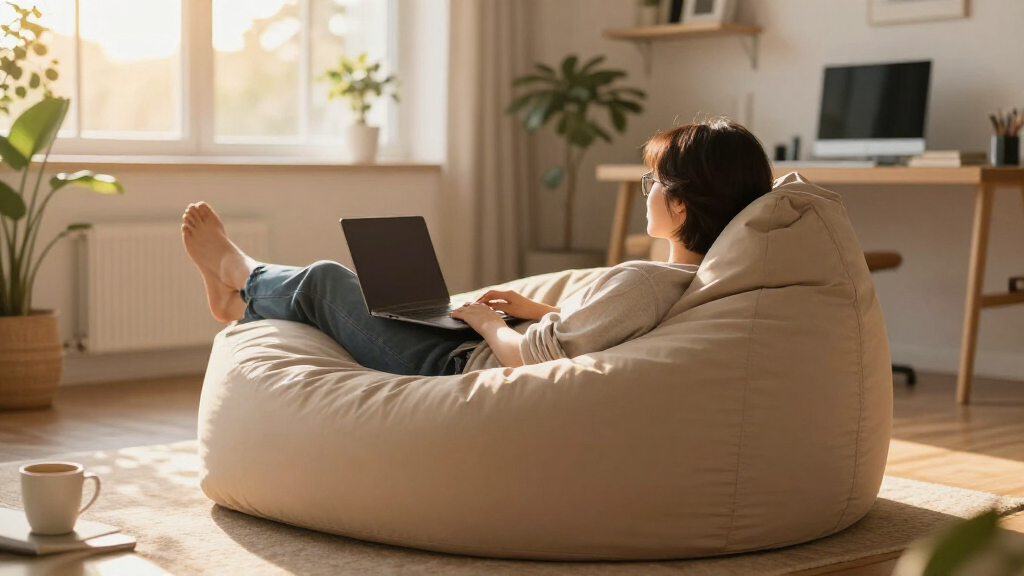 15 Best Giant Bean Bag Chairs for Adults That Combine Comfort and Style
