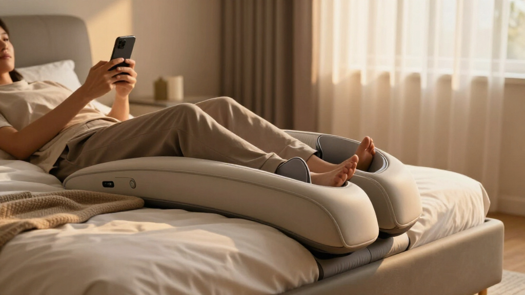 smart bed base with massage