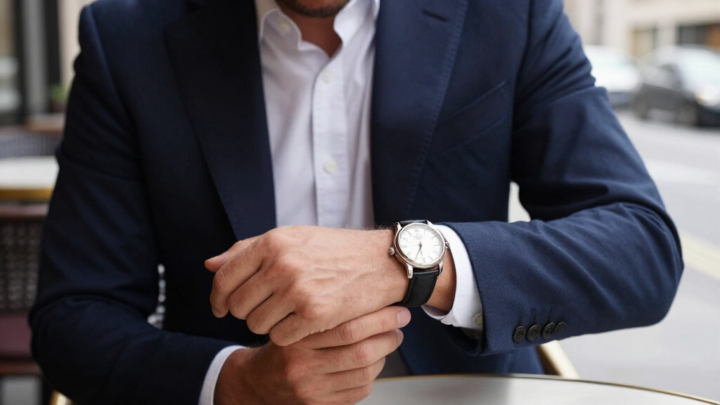 stylish men's leather watches