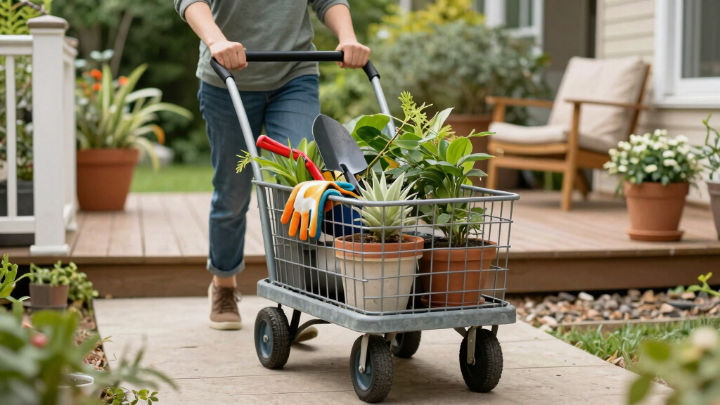 best rolling shop cart