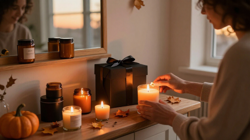 halloween candle gift sets