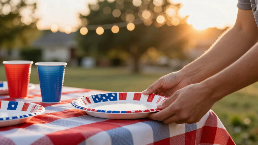 patriotic outdoor party supplies