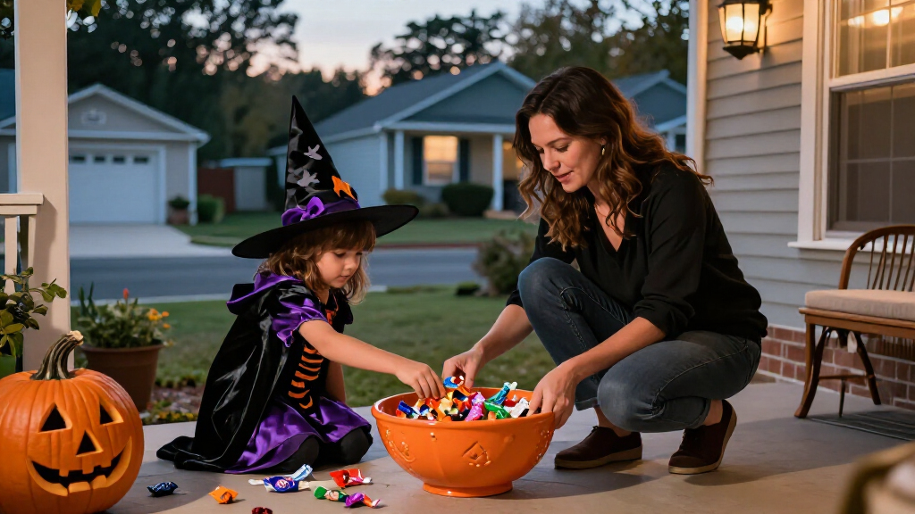 Halloween candy bowls