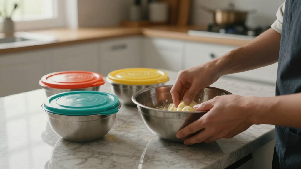 stainlesssteel mixing bowls with lids