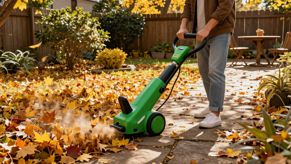 electric leaf blowers for fall yard work