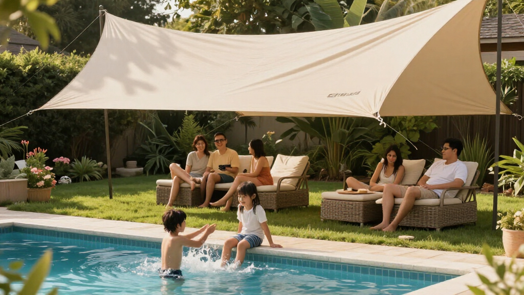 best shade sails for pool areas