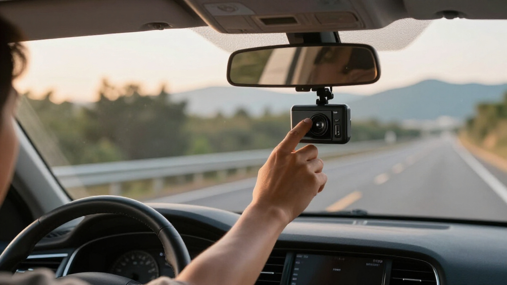 rearview mirror dash cam with gps