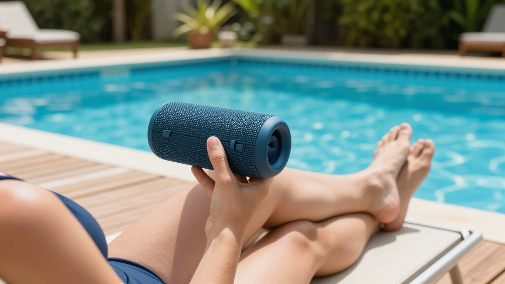 waterproof poolside speaker