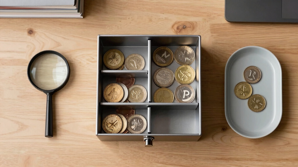 best coin slab organizer with lockable drawers