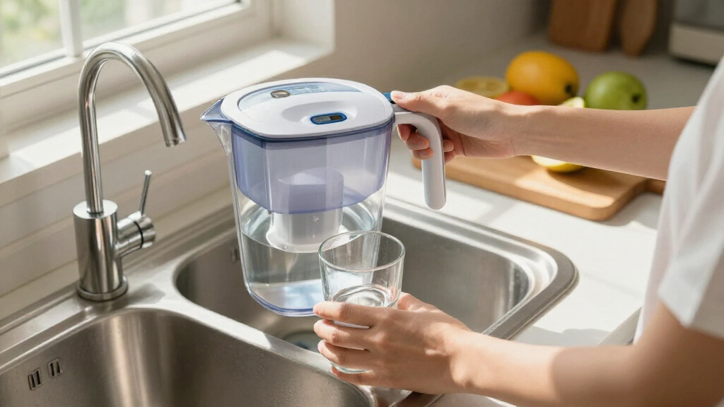 water filter pitcher with tds meter