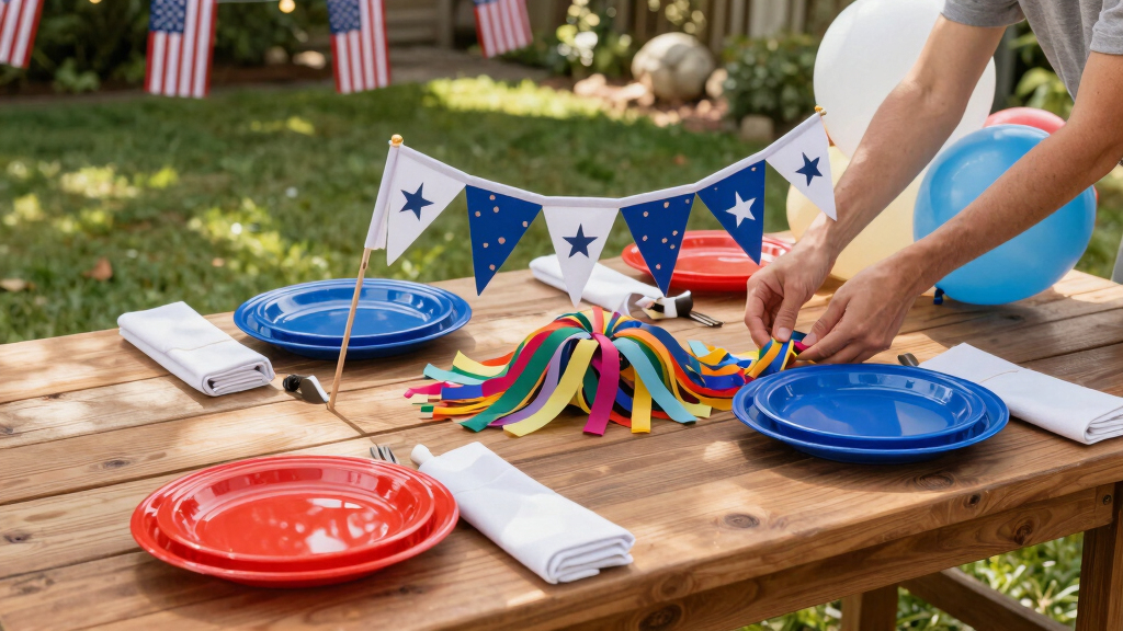 patriotic outdoor party supplies