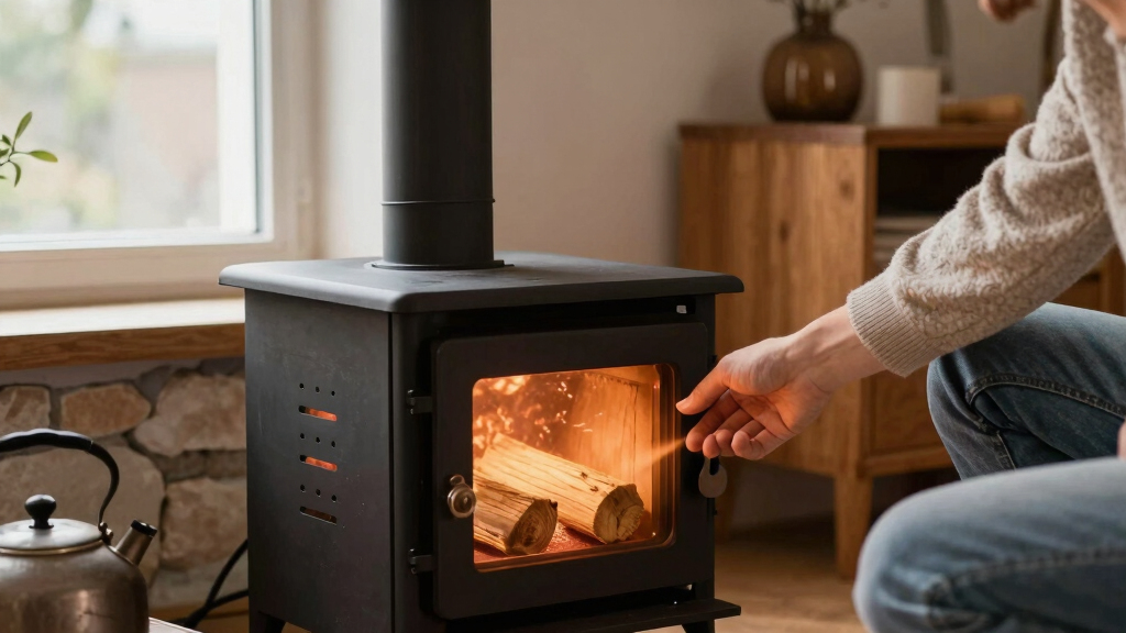 best small radiant wood stove