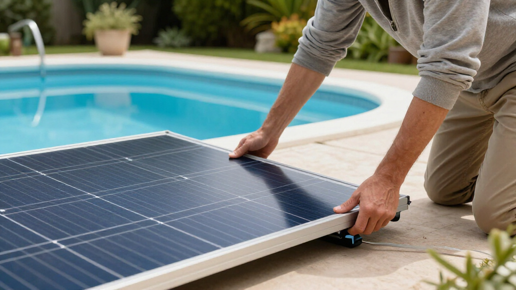 solar pool heating panels kit