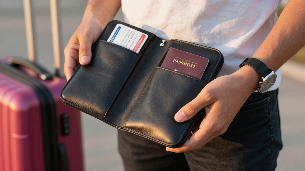 family travel document organizers for luxury travel