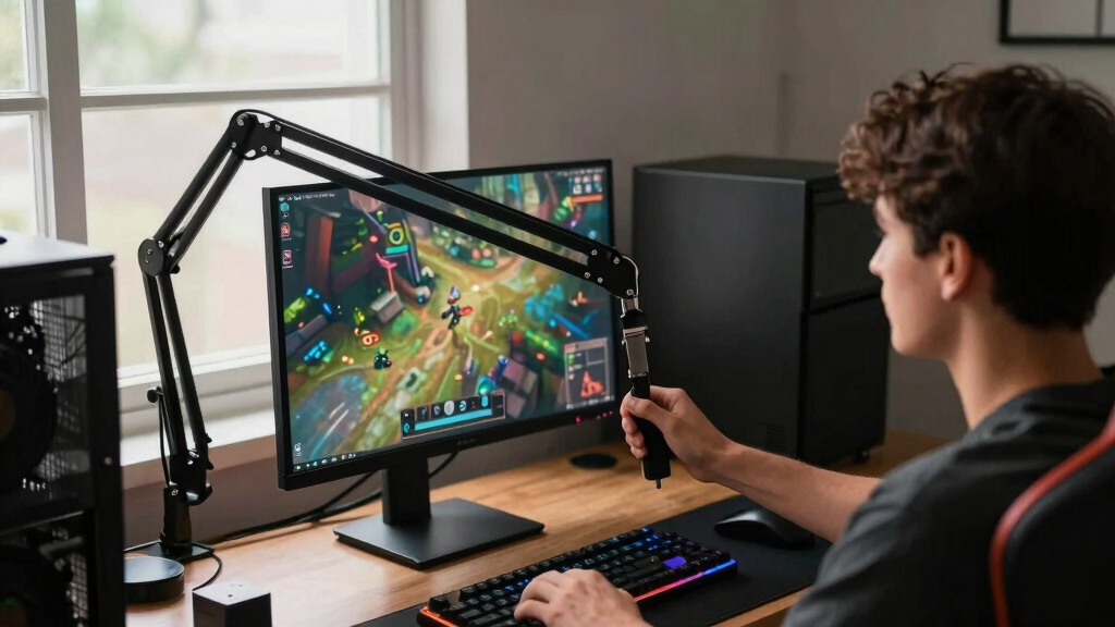 best monitor arms for gaming setups