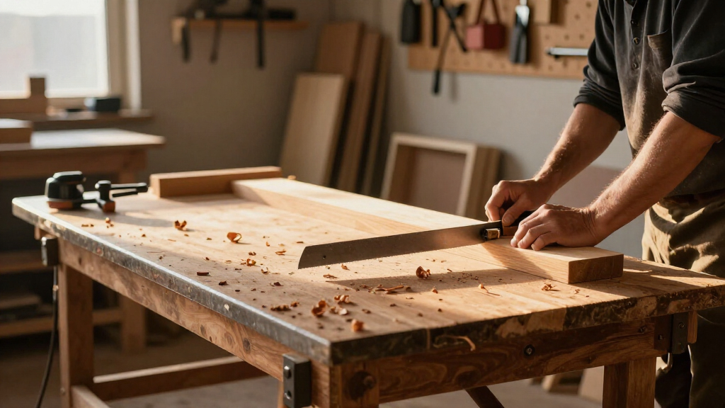 heavy duty workbench for woodworking