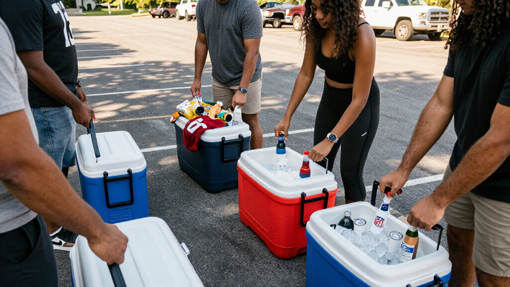 NFL tailgating coolers