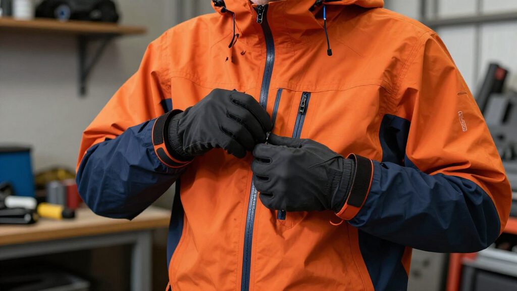 laminated waterproof adventure jacket