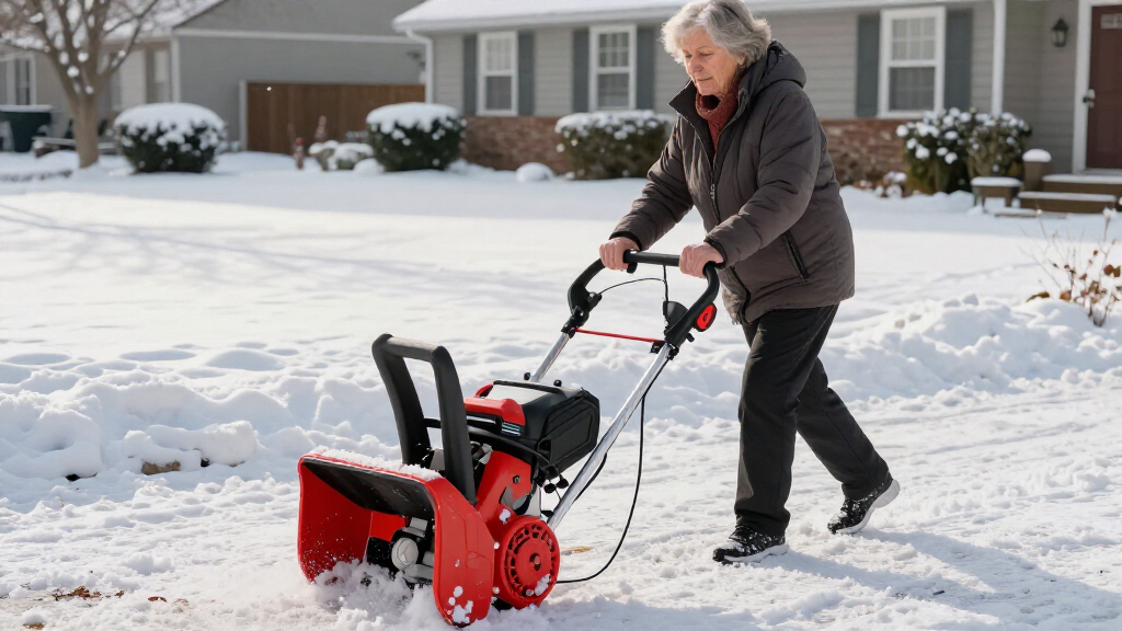 best electric snow throwers for seniors