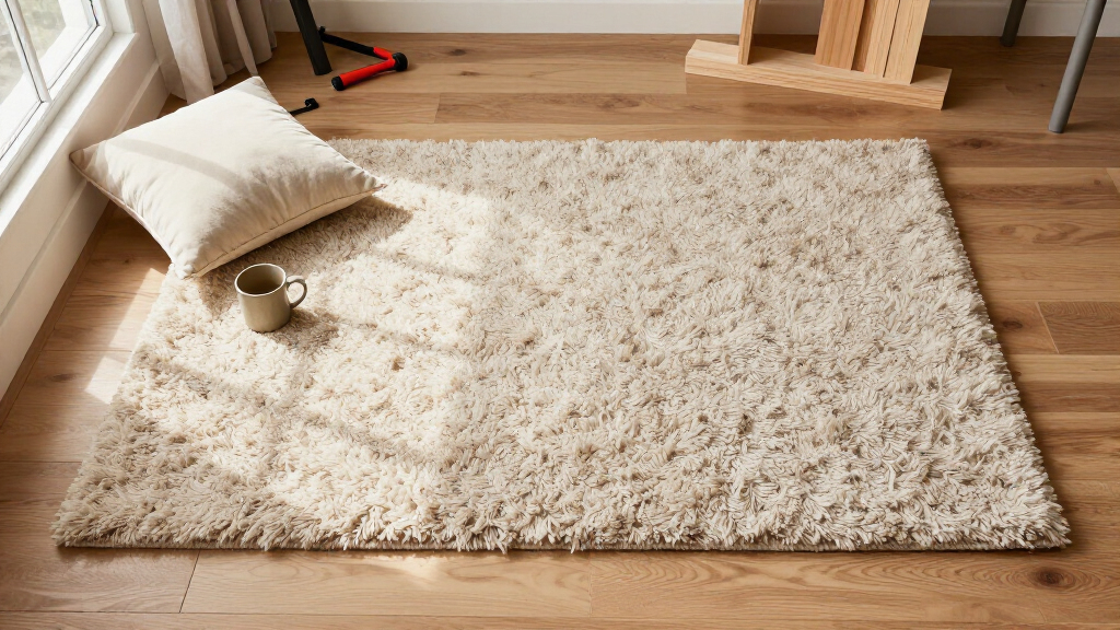 plush shag rug high pile