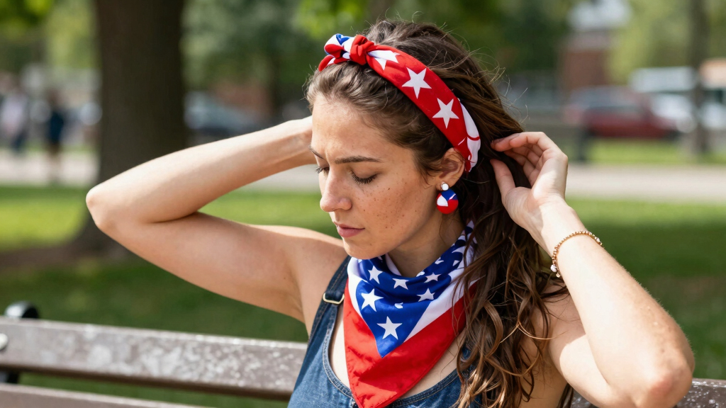 patriotic hair accessories