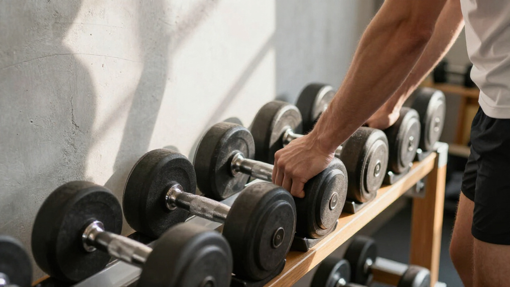 best dumbbell set with rack