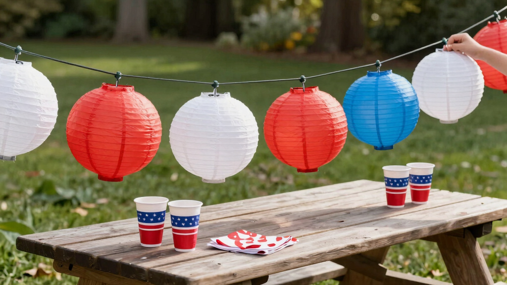 patriotic outdoor party supplies