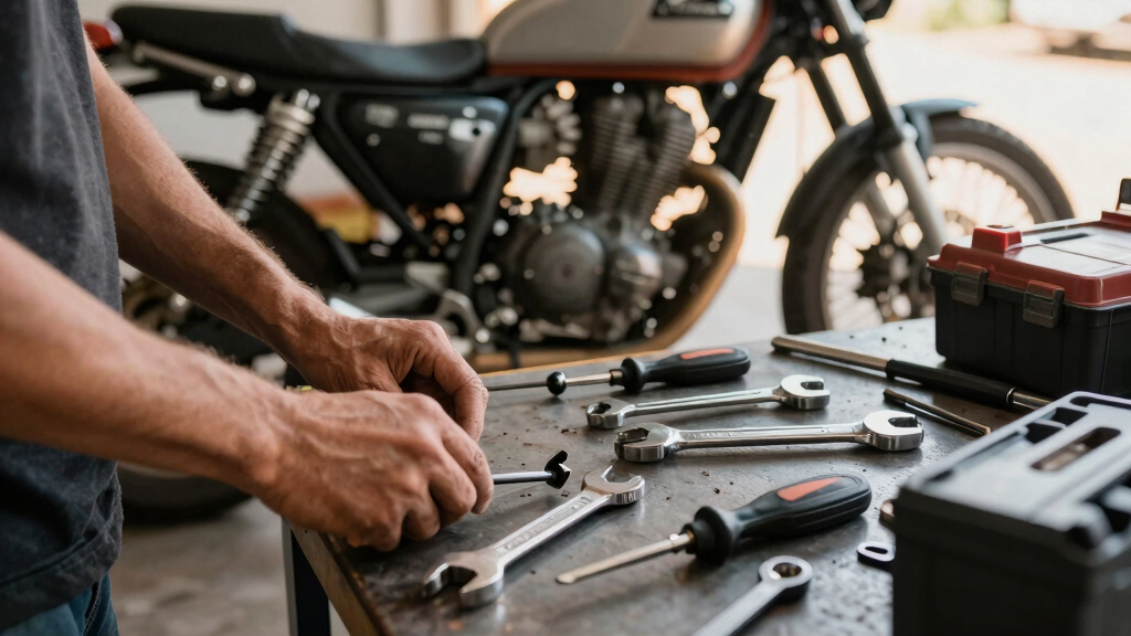 motorcycle maintenance tools