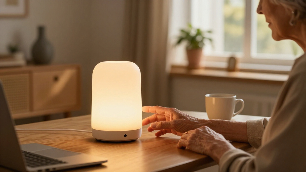 wireless charging desk lamps