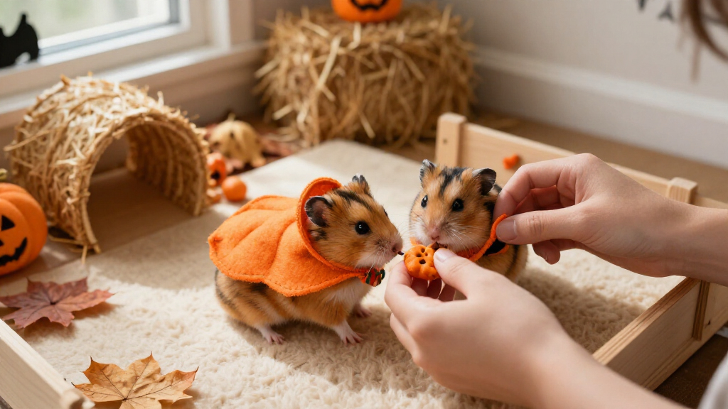 Halloween pet costumes for hamsters
