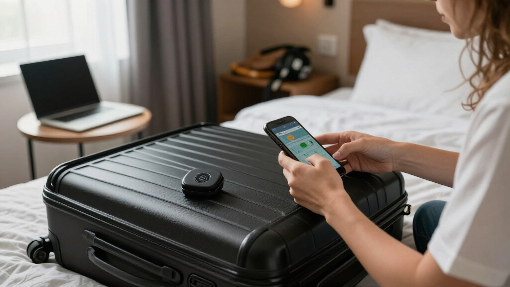 smart luggage with gps tracking