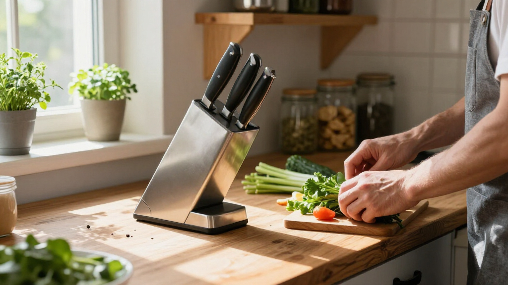 best kitchen knife block set