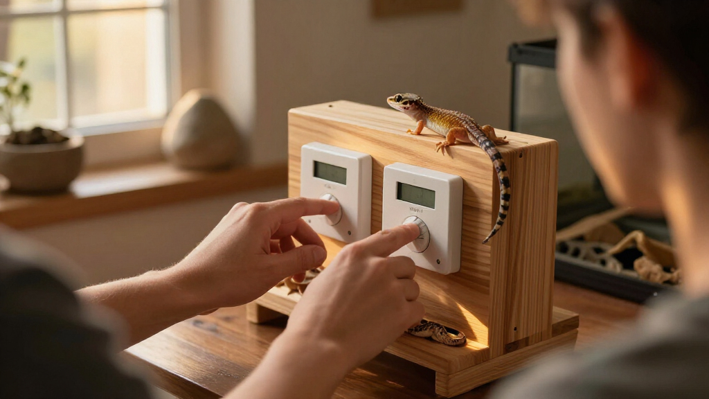 best dual zone thermostats for reptile racks