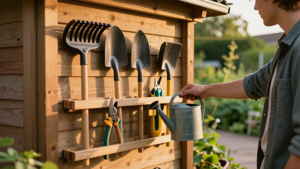garden tool storage organizers