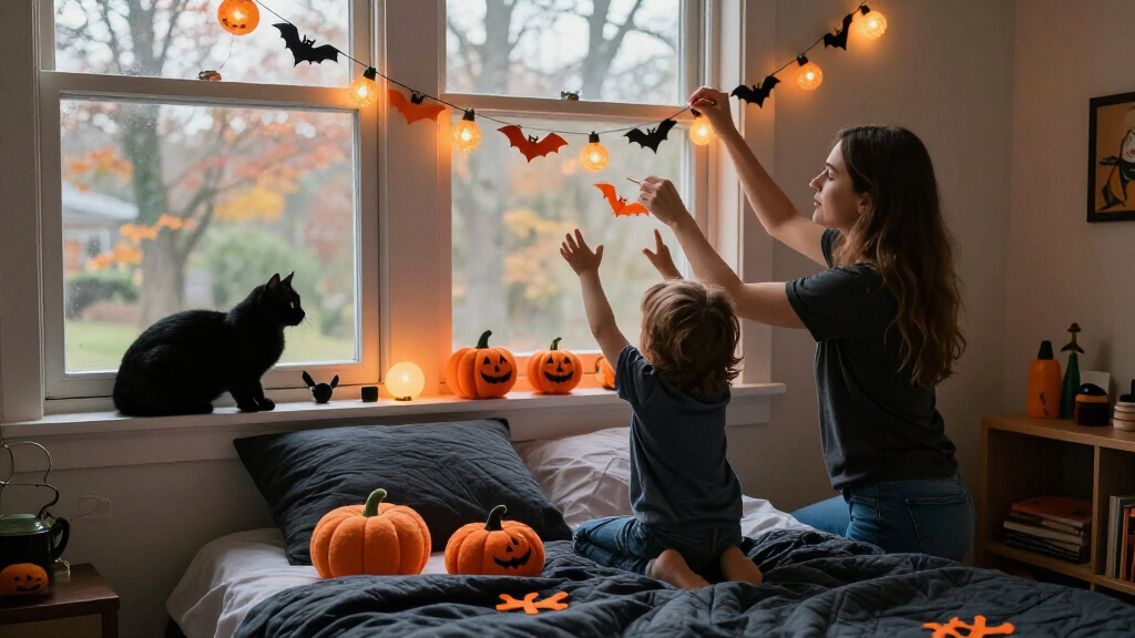 Halloween decorations for kids' rooms