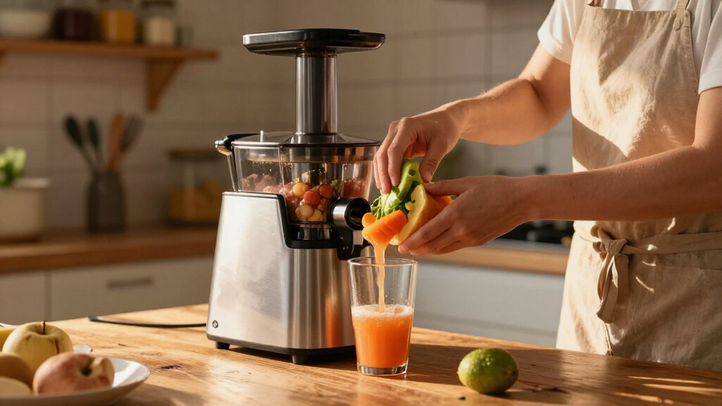 best cold press juicer with wide chute