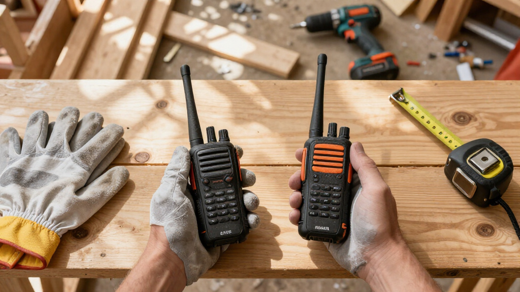 best construction site walkie talkies