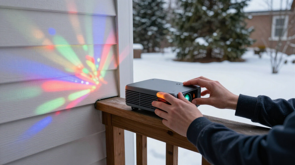outdoor christmas light projectors
