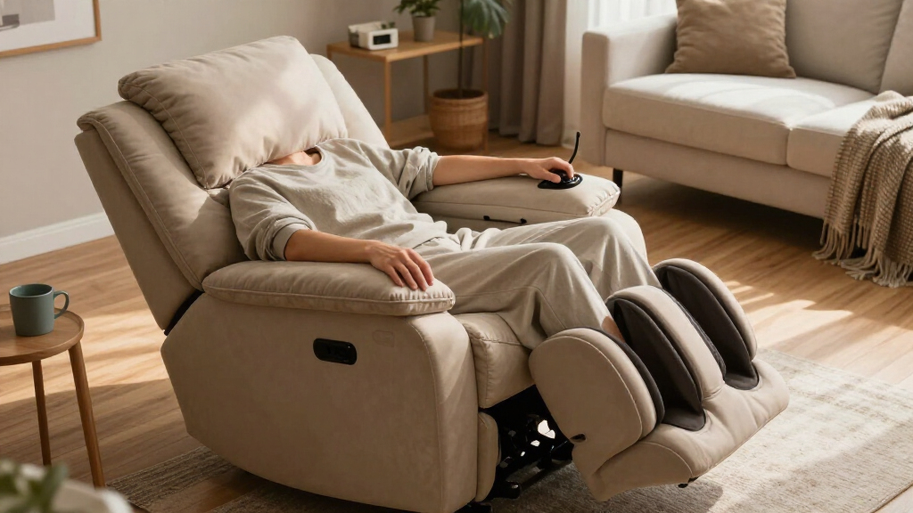zero gravity recliner with heat and massage