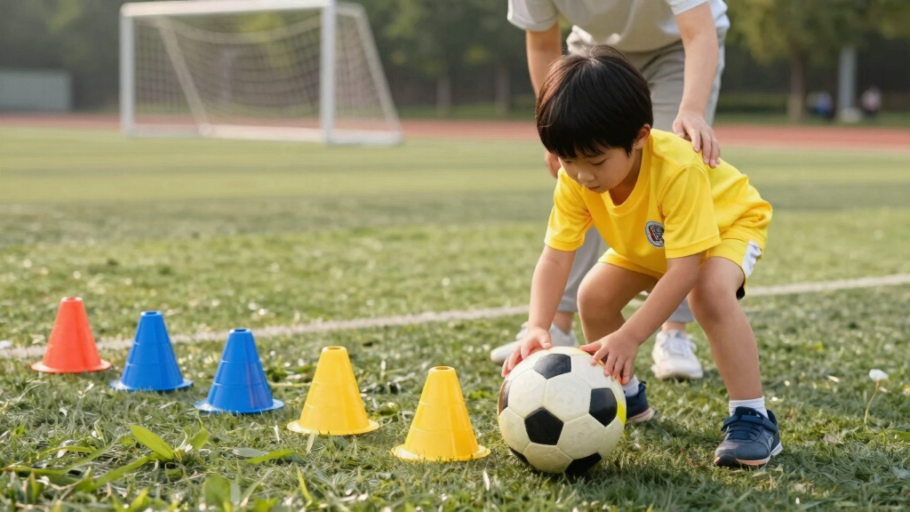 kids soccer training equipment