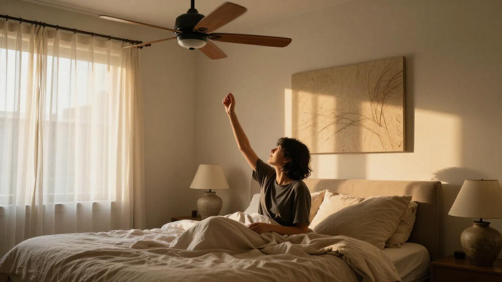 bedroom ceiling fan
