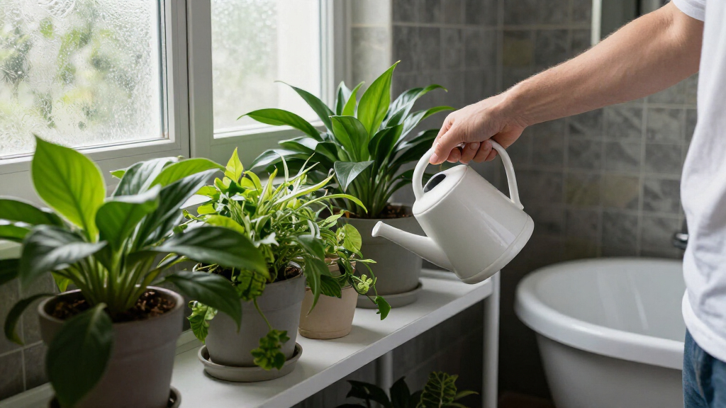 bathroom plants