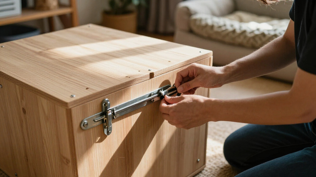 dog crate with escape proof latches