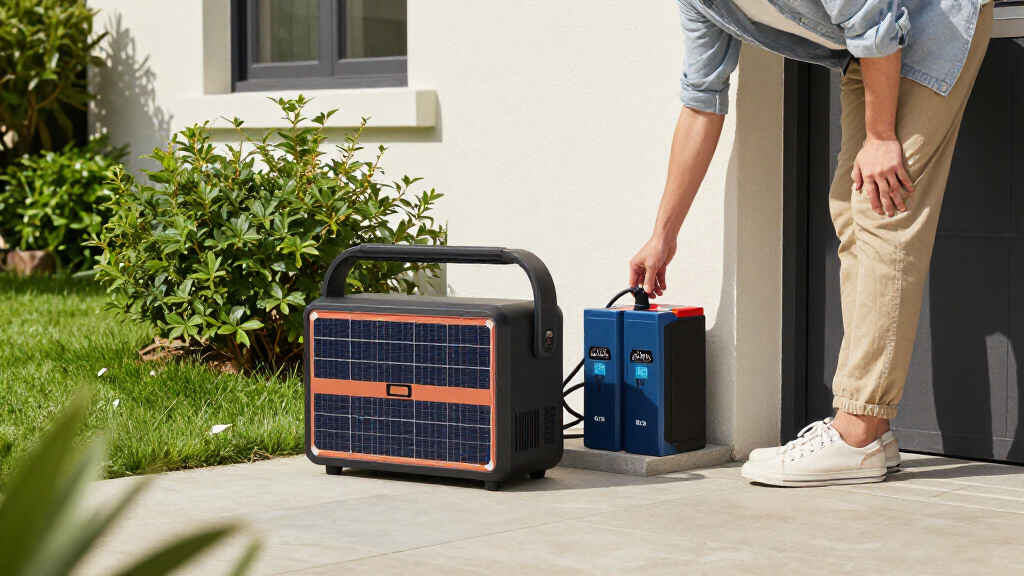 solar power station expandable battery system