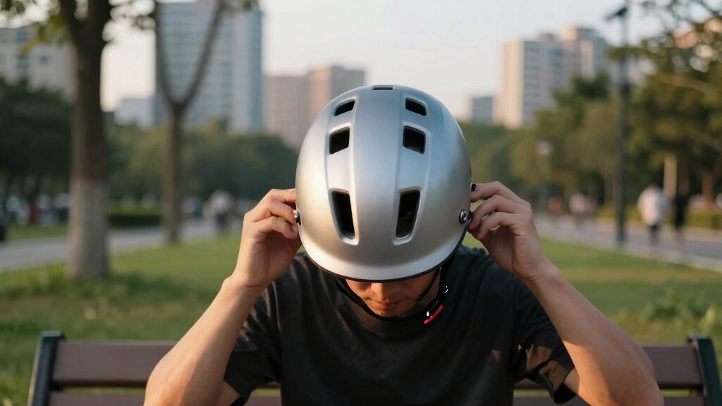folding bike helmet
