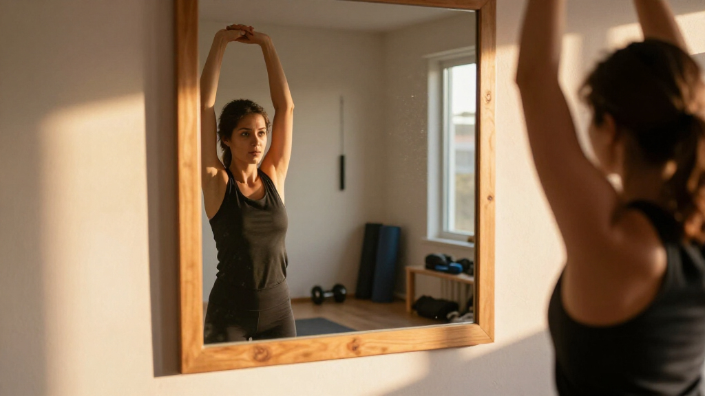home gym mirror