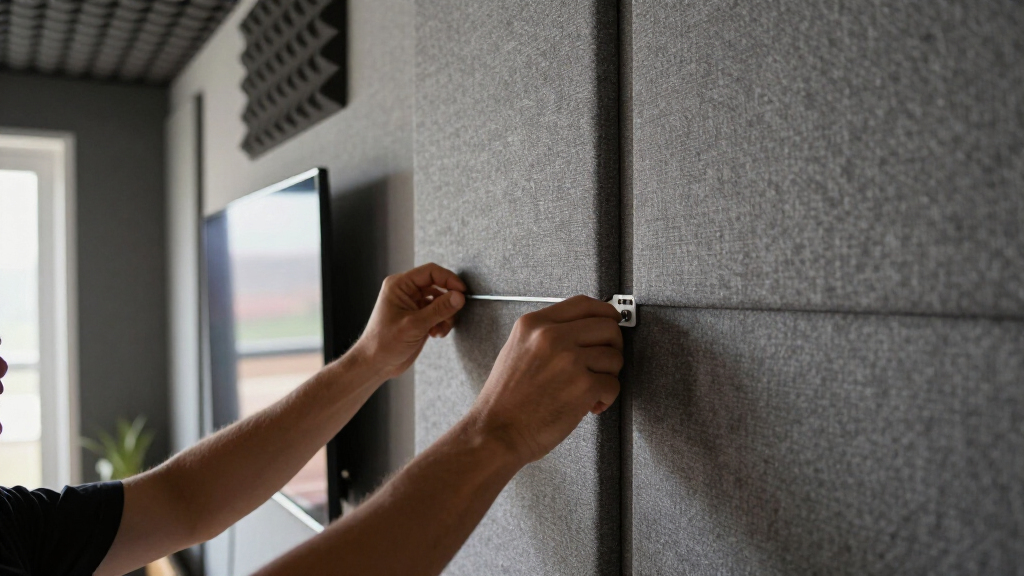media room soundproof panels