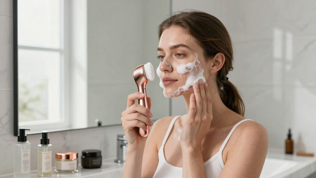 luxury facial cleansing brushes